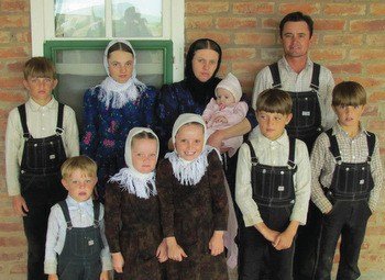 a typical Mennonite family