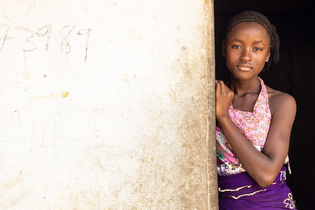 Girl in Liberia