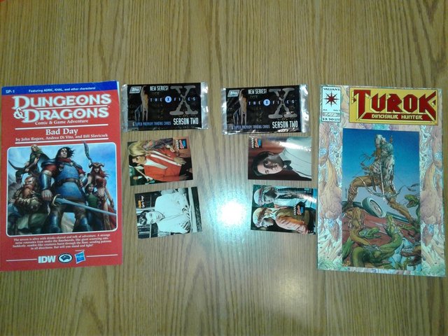 comics and cards