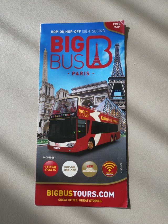 Hop-On Hop-Off bus brochure