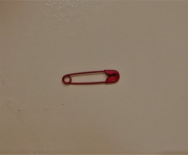 Little Red Safety Pin