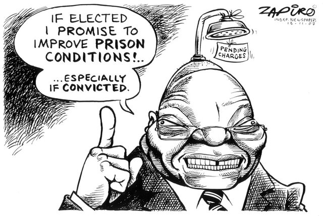 Zapiro Zuma prison