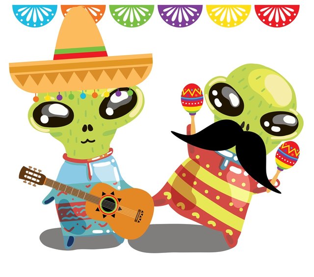 Cinco de Mayo Alien Mexican Fiesta T-shirt shirt