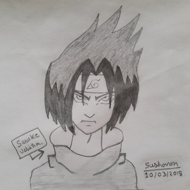 Uchiha Sasuke  Anime character drawing, Naruto sketch drawing