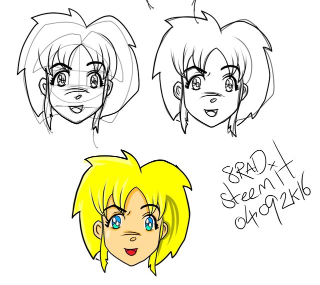 How to Draw a Manga Face — Steemit