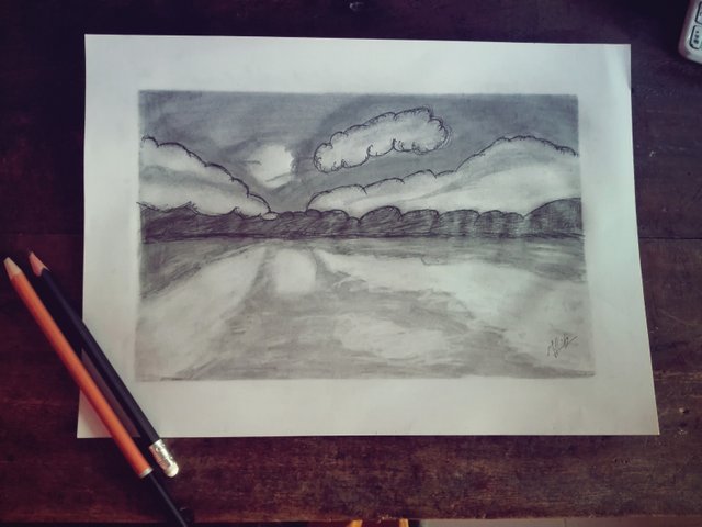 pencil drawings of the sky