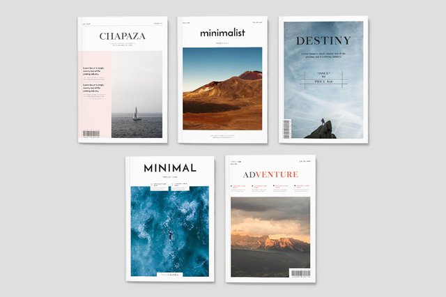The Modern And Elegant Minimal Magazine Layout Steemit