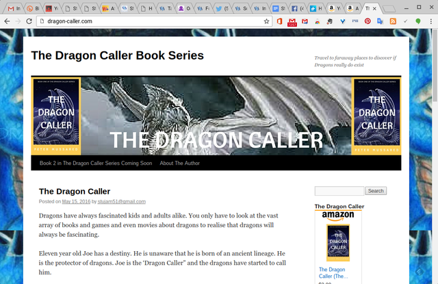 The Dragon Caller website