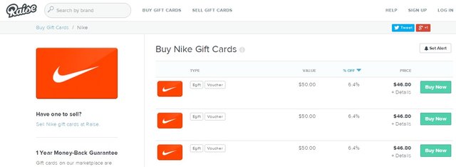 buy nike gift card