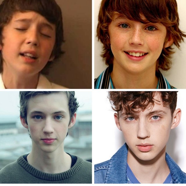 (pic montage of Troye)