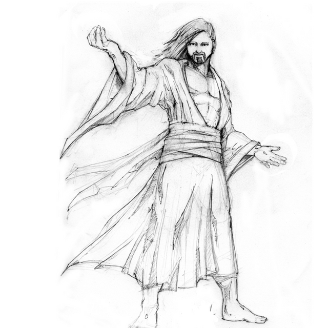 Drawing An Easy Pencil Image Of Jesus Christ Steemit