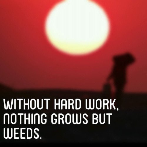 Without hard work