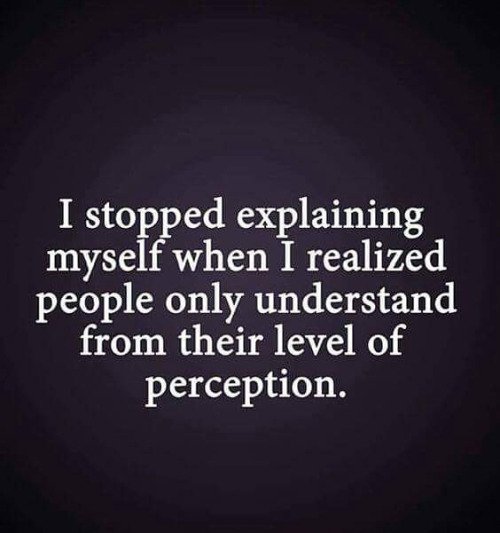 Stop explaining yourself