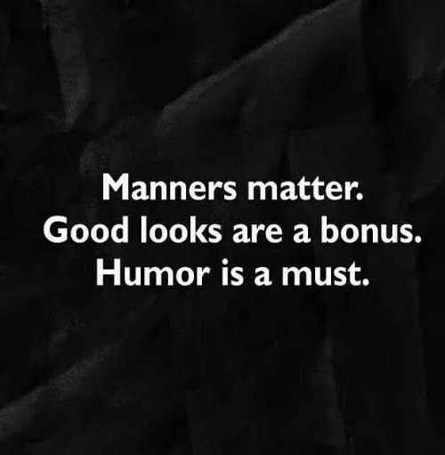 Manners matter