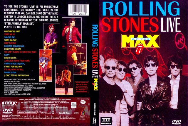 Carátula Caratula de The Rolling Stones - Stones At The Max (Dvd)