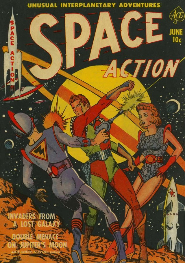 Space Action #1 cover