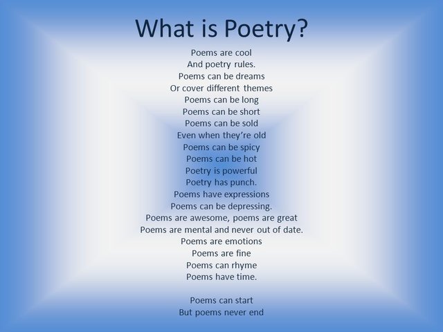 what is Poetry