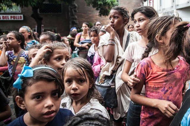 Venezuelan Children, por Alvaro Fuente/NurPhoto/Getty