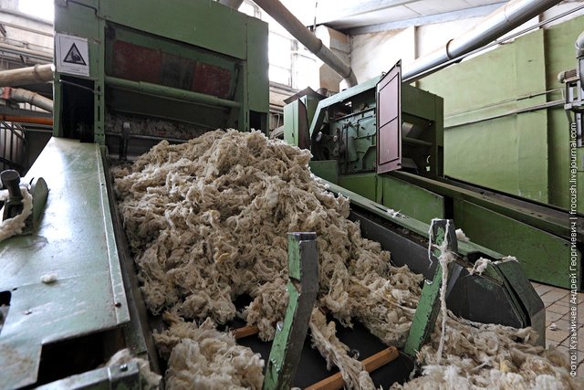 worsted production