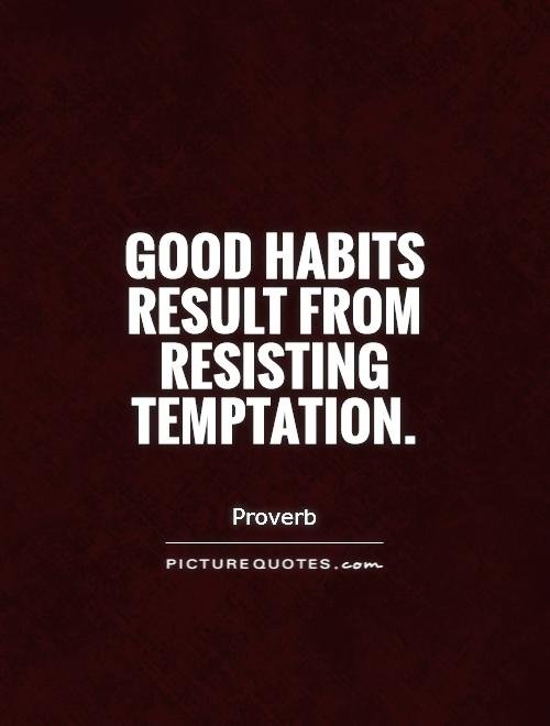 Good habit from self-control