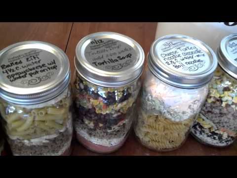 MEALS IN A JAR Using Food Storage!