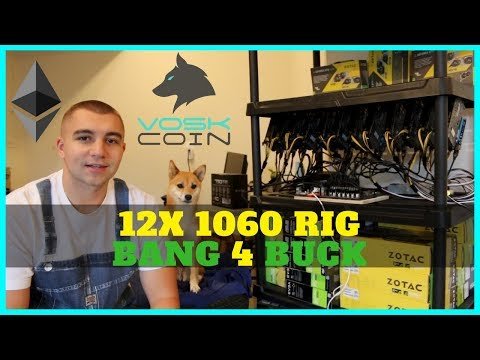Best Bang 4 Buck Mining Rig - How To Build 12x Card 1060 ETH GPU Miner