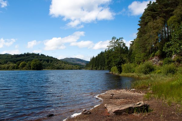 Scotland Loch Ard landscape