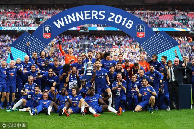 17 18 English Fa Cup Final Chelsea 1 0 Manchester United 18 05 19 Steemit