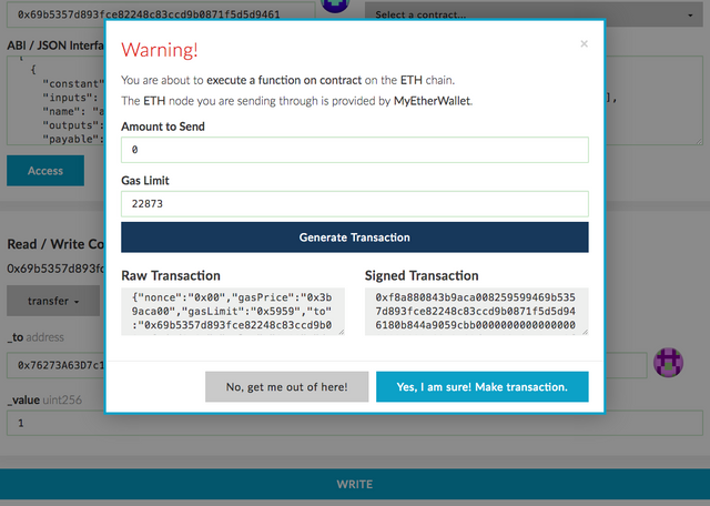 Custom transaction generation