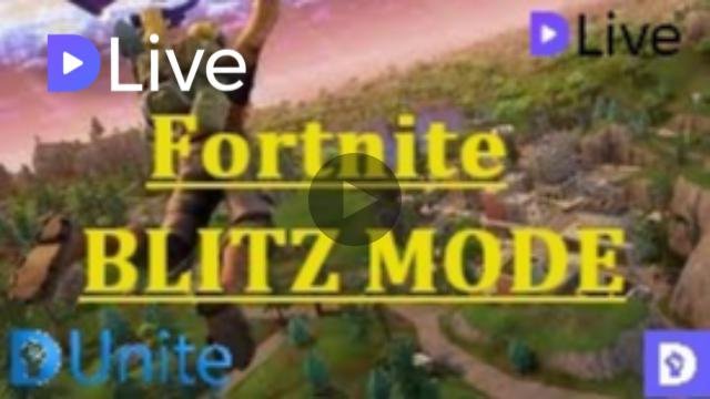 quick fortnite dub in blitz mode w randoms dunite live game play - how to play fortnite blitz mode