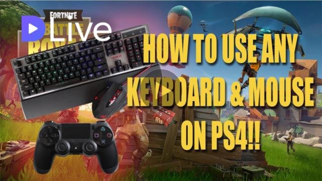 How To Play Fortnite On Ps4 With A Mouse And Keyboard Steemit - how to play fortnite on ps4 with a mouse and keyboard