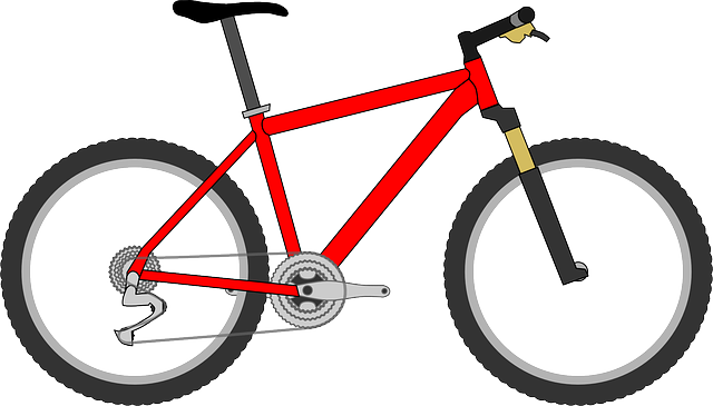 Little Red Bicycle, courtesy of Pixabay.com