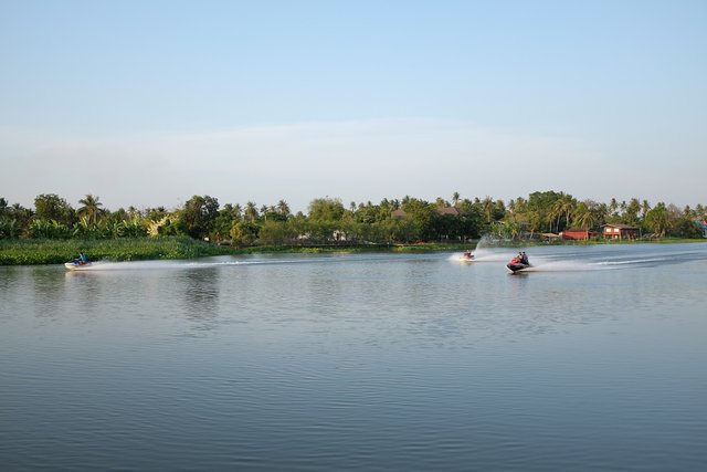 Jetskis In Tha Chin River