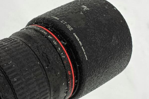 My Ice Textured Canon Lens Hood, just in time for Xmas.