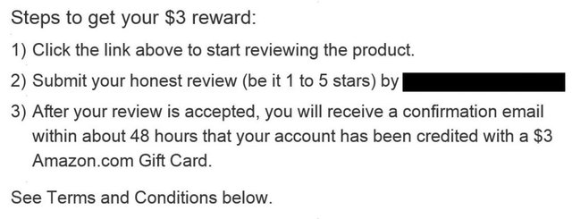 Amazon Early Review Program Email