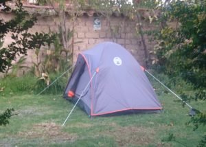 Coleman Rainforest 2 Tent, Ollantaytambo, Casa Quechua Campsite
