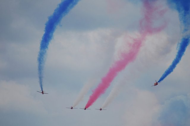 Red Arrows Farnborough Airshow