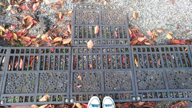 Decorative ground piece at Omihachiman