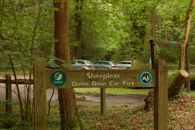 Sheepleas Green Dene carpark, UK 