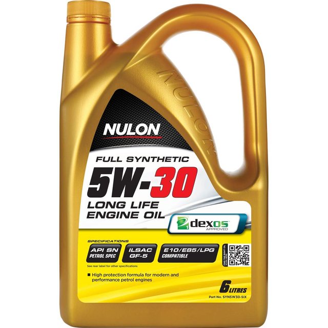 Nulon Full Synthetic Long Life Engine Oil - 5W-30 6 Litre: $29.99, Save $35 @ Supercheap Auto