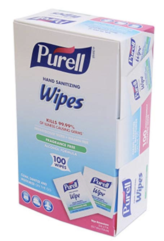 Purell 9022-10 Sanitizing Hand Wipes