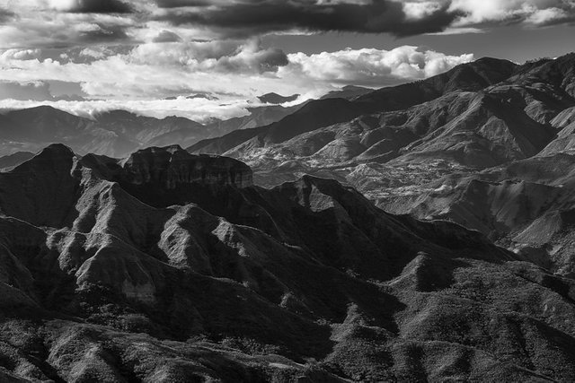 View of the Mandango ridge 