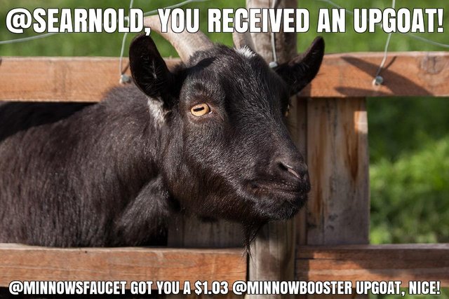 @minnowsfaucet got you a $1.03 @minnowbooster upgoat, nice!