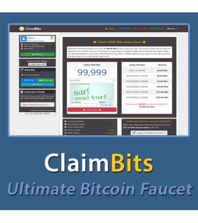 Claimbits Ultimate Bitcoin Faucet Script Steemit - 