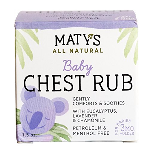 Maty's All Natural Baby Chest Rub, 1.5 Oz Jar