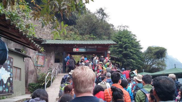 Machupicchu entrance