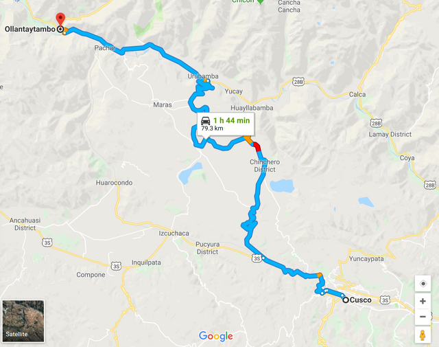 From Cusco to Ollantaytambo