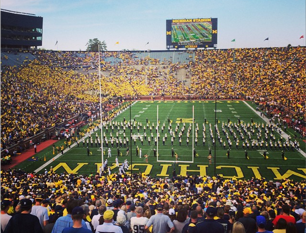 Image result for michigan stadium empty