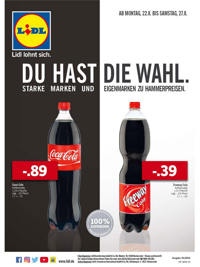 reklamationen coca cola erfahrungen