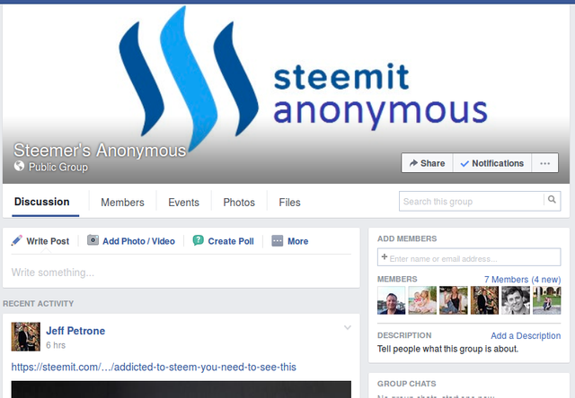 Steemit Anonymous Facebook Community